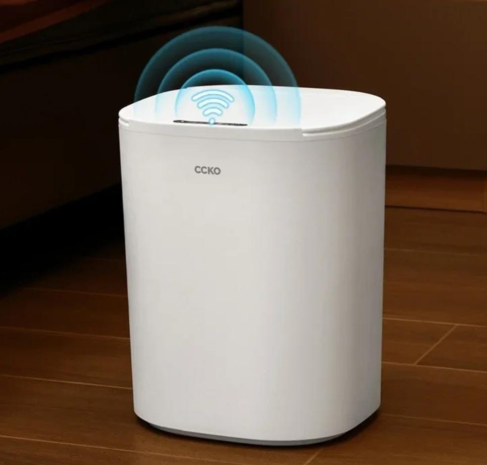 Smart Touchless Auto Dustbin - سلة المهملات الذكية بدون لمس